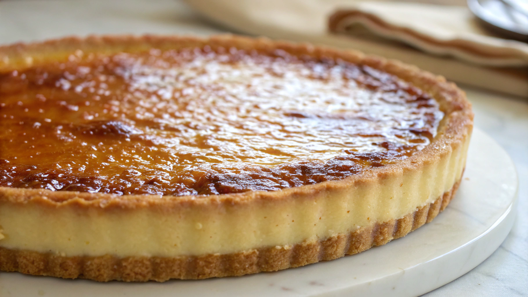 Tarte au Sucre du Nord, Fondante et Gourmande - recette française