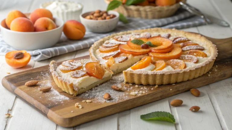 Tarte aux Abricots et à la Crème de Noisette - recette française