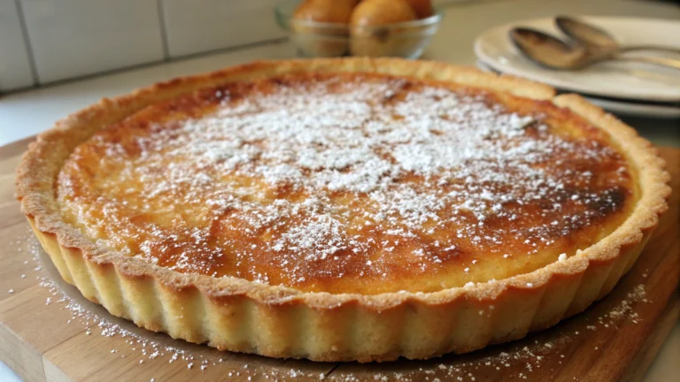 Tarte briochée au sucre - recette française