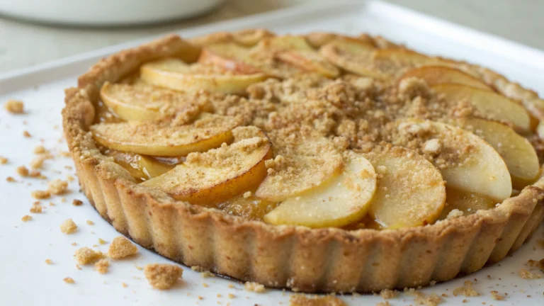 Tarte crumble aux pommes fondantes - recette française