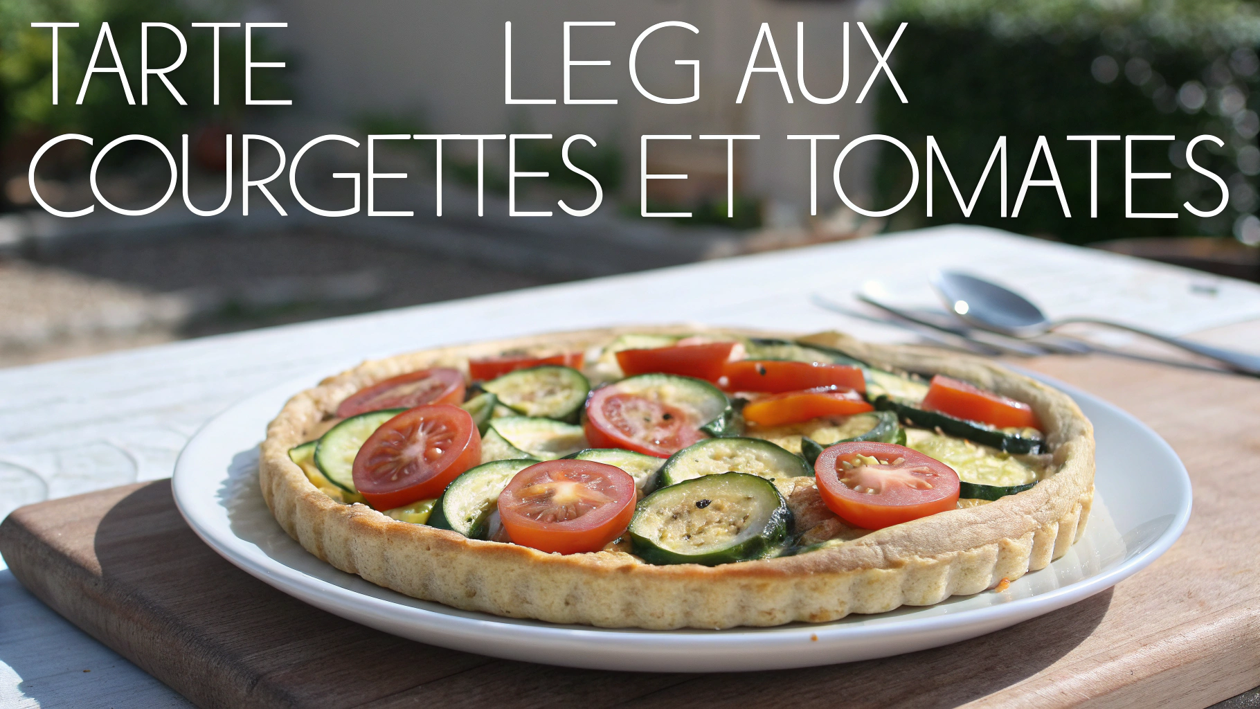 Tarte légère aux courgettes et tomates - recette française