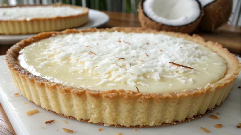Tarte noix de coco - recette française
