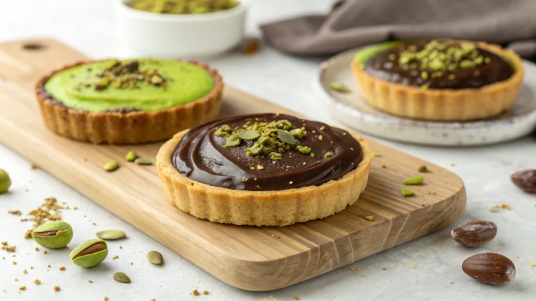 Tartelettes Pistache & Chocolat - recette française