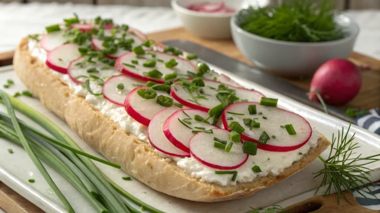 Tartinade Fraîcheur Radis & Ciboulette - recette française