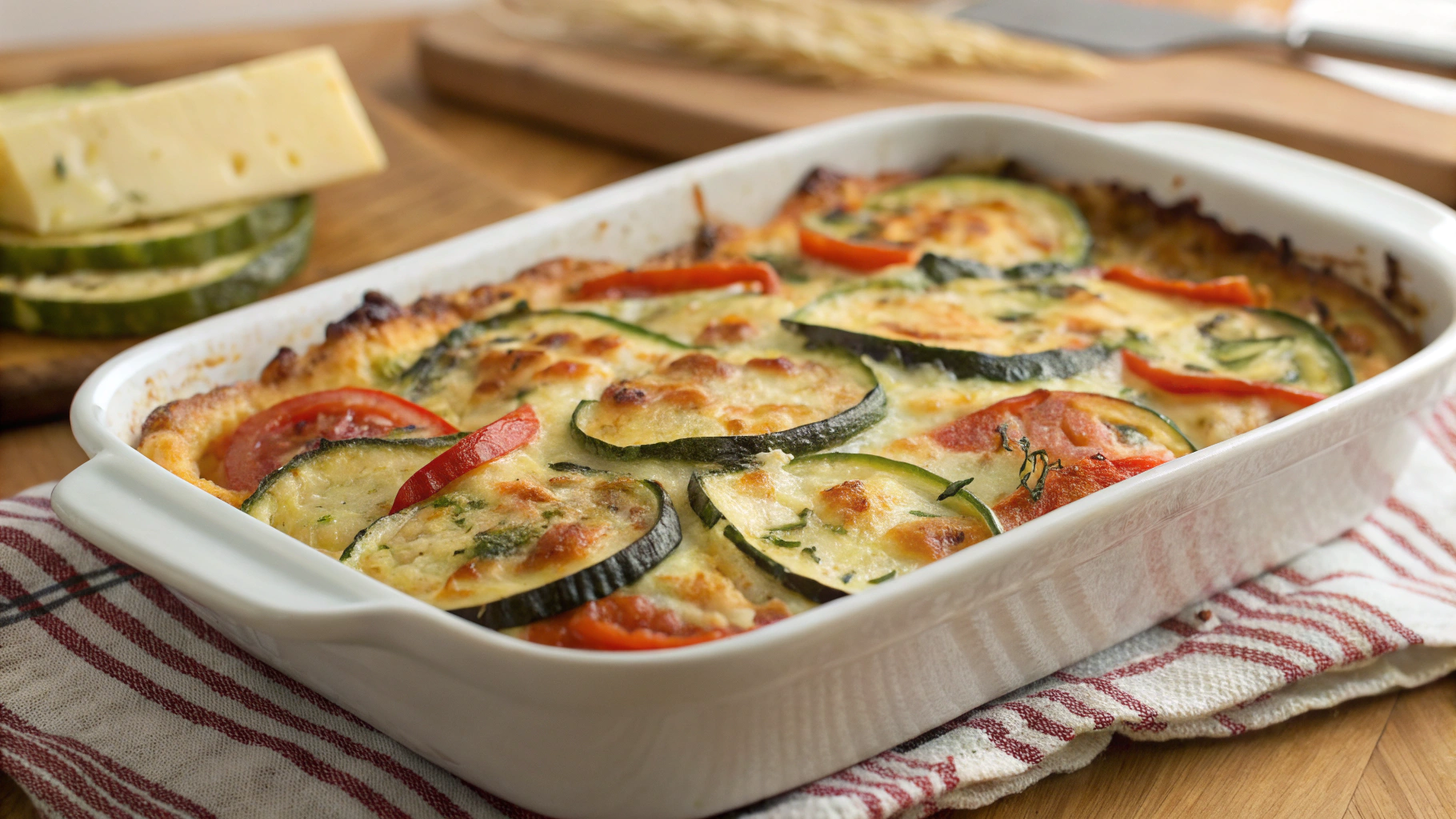 Tartines gratinées aux légumes et fromage - instructions de préparation