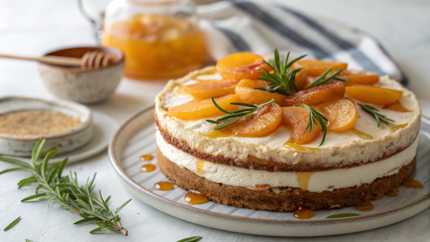 Tiramisu abricot, miel et romarin - instructions de préparation