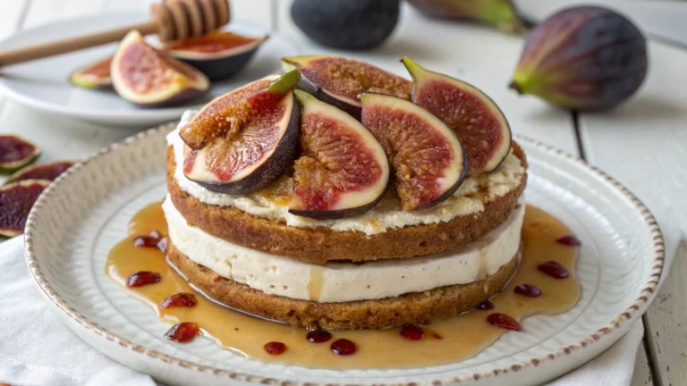 Tiramisu chèvre, figues et miel - recette française