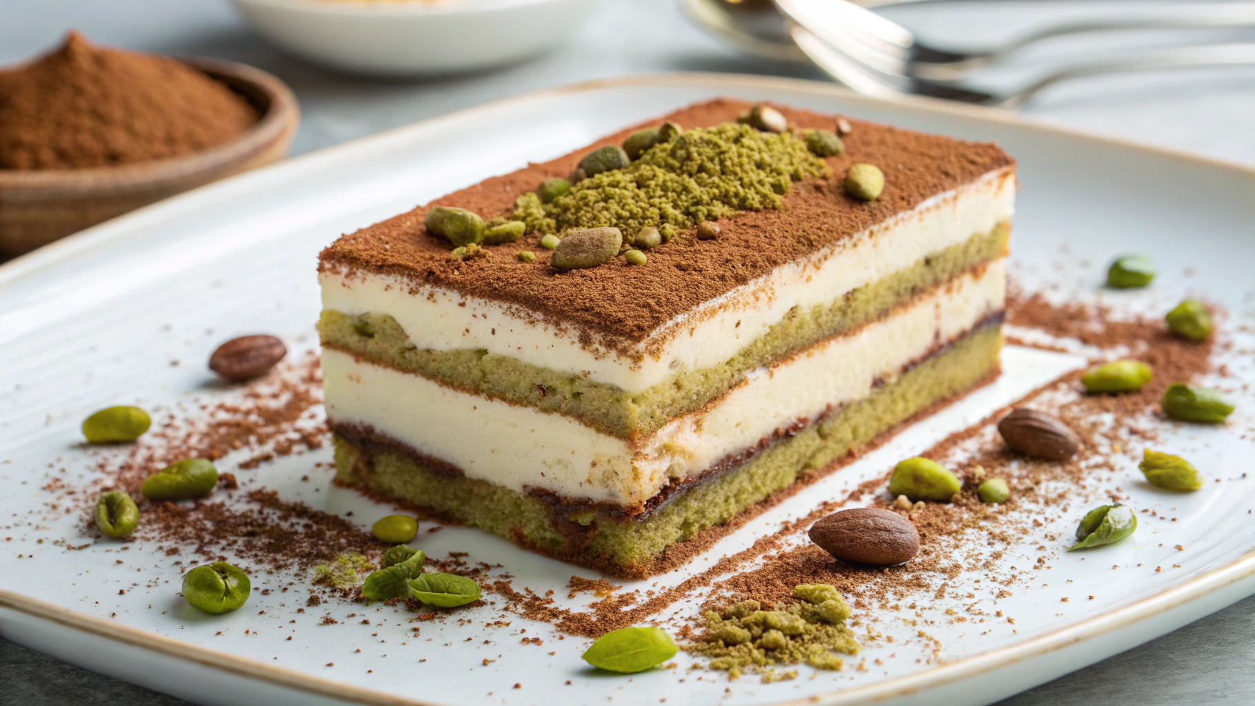 Tiramisu Pistache & Spéculoos - recette française