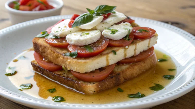 Tiramisu salé tomates et mozzarella - recette française