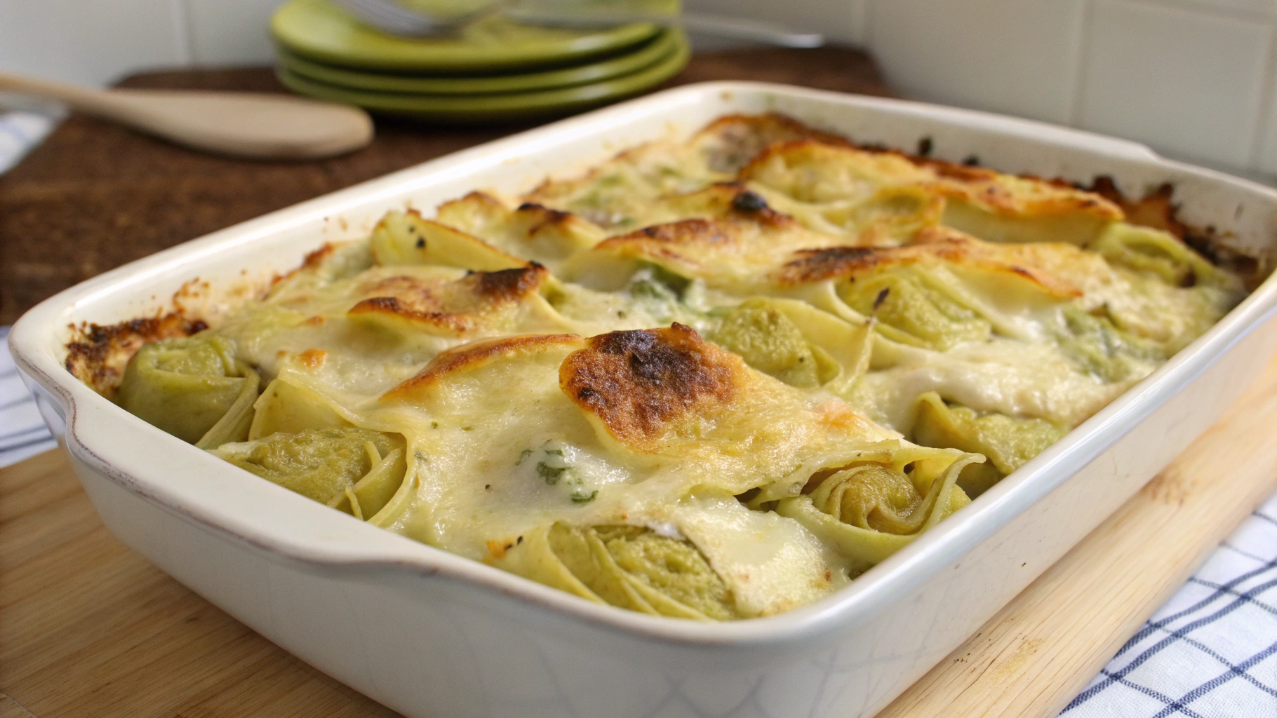 Tortellini Gratin Artichauts - instructions de préparation