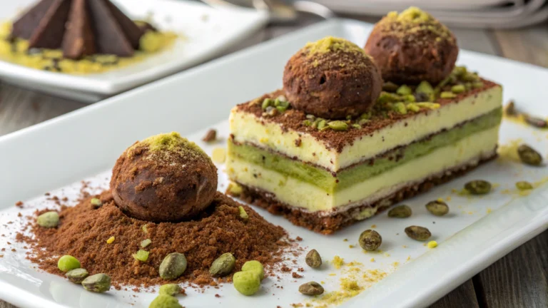 Truffes au Tiramisu Pistache - recette française