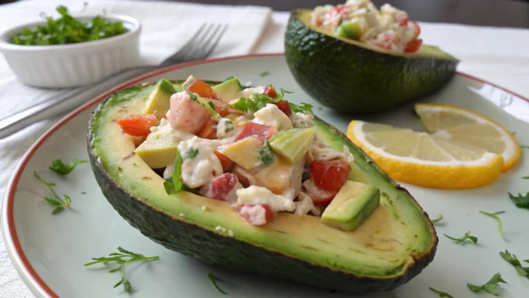 Avocat Farci à la Salade Russe Gourmande - recette française