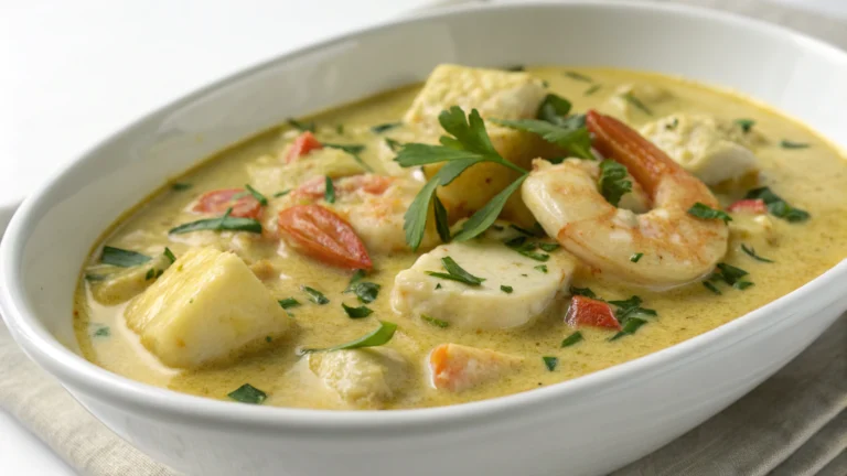 Blanquette Océane au Curry & Coco - recette française