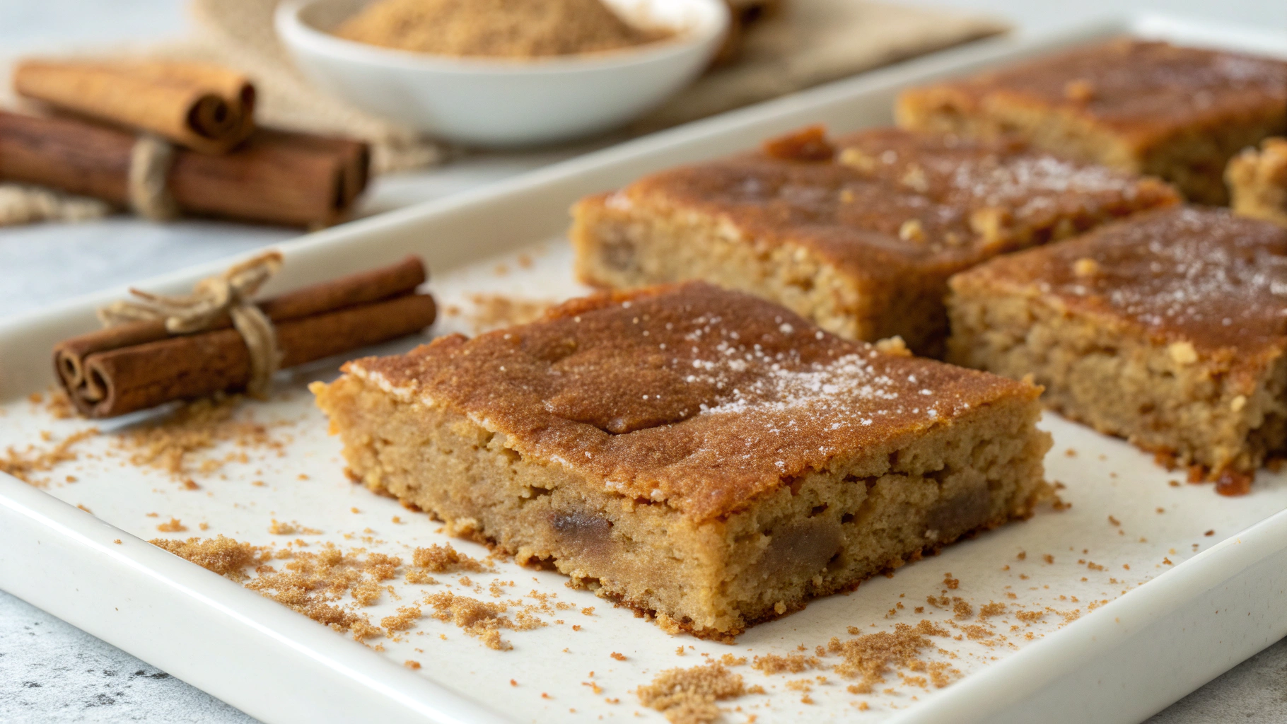 Blondies à la Cannelle et au Sucre - recette française
