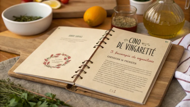 Cinq Recettes de Vinaigrette - recette française