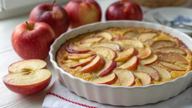 Clafoutis Express aux Pommes Délicieux - recette française