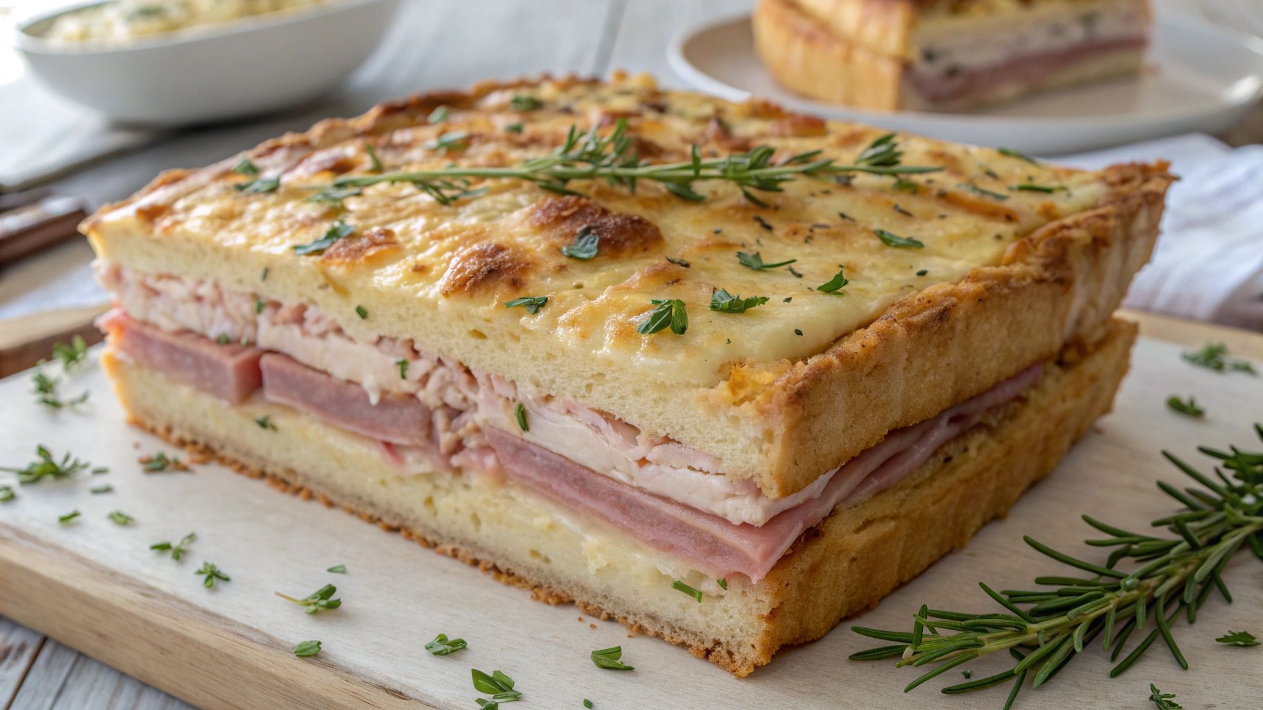 Croque-Cake Gourmand au Jambon - recette française