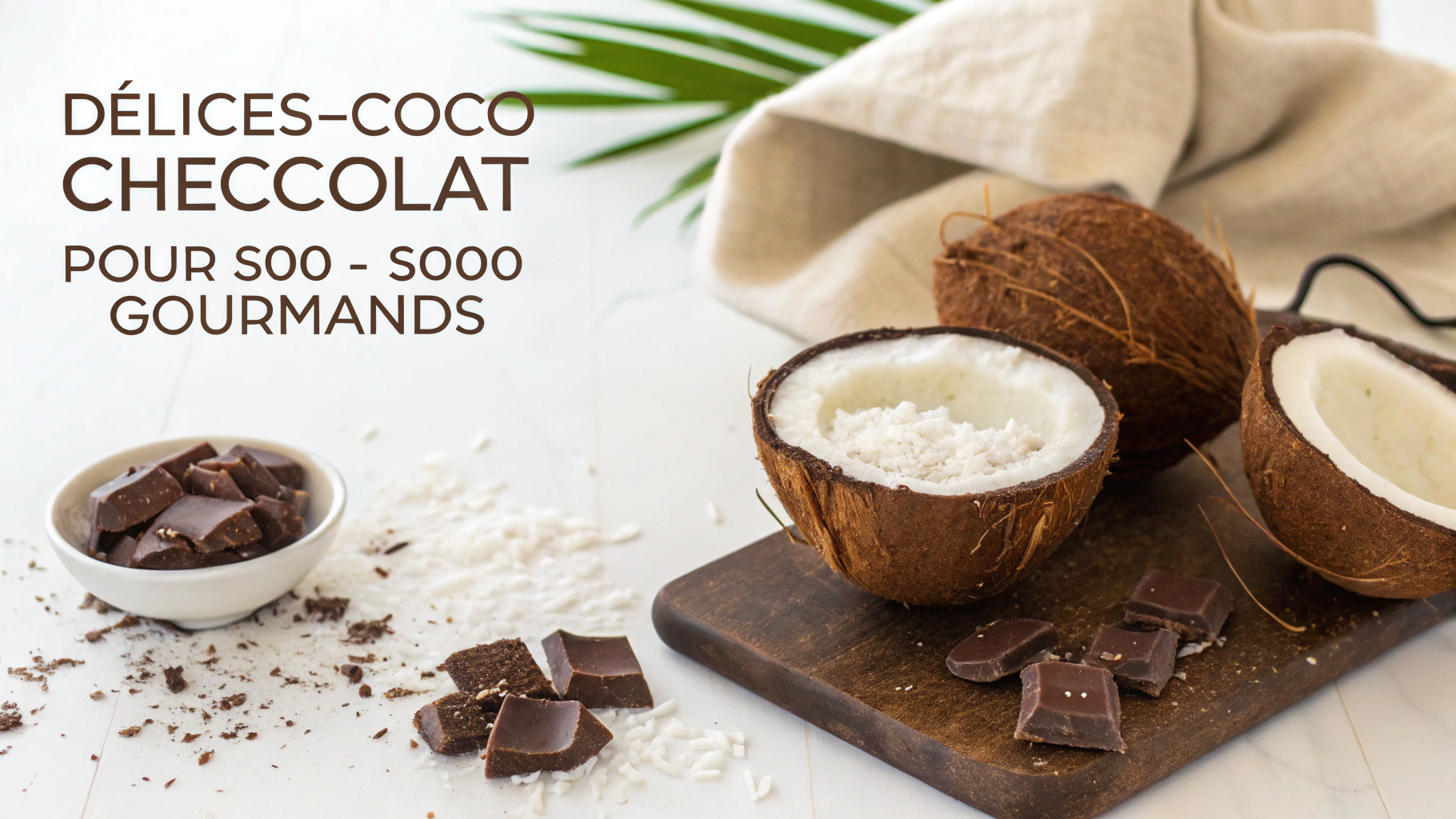 Délices Coco-Chocolat pour 500 Gourmands - recette française