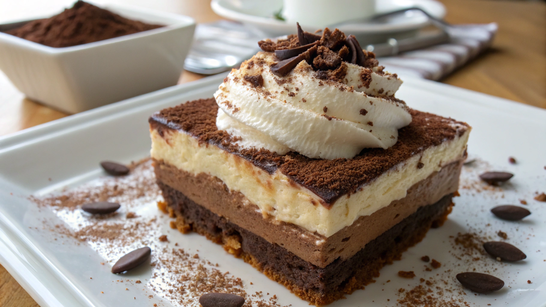 Dessert au Chocolat & Cappuccino Gourmand - recette française