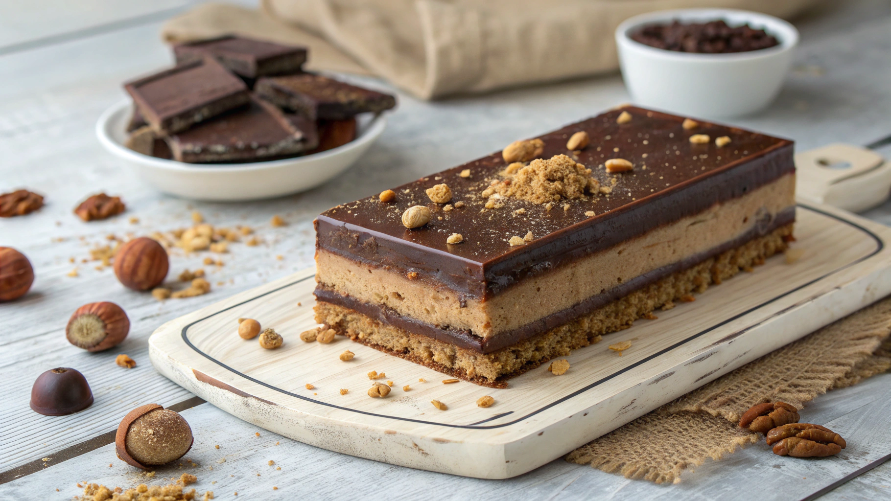 Dessert Chocolat & Praliné Croquant - recette française