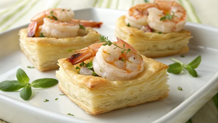 Feuilletés aux Crevettes - recette française
