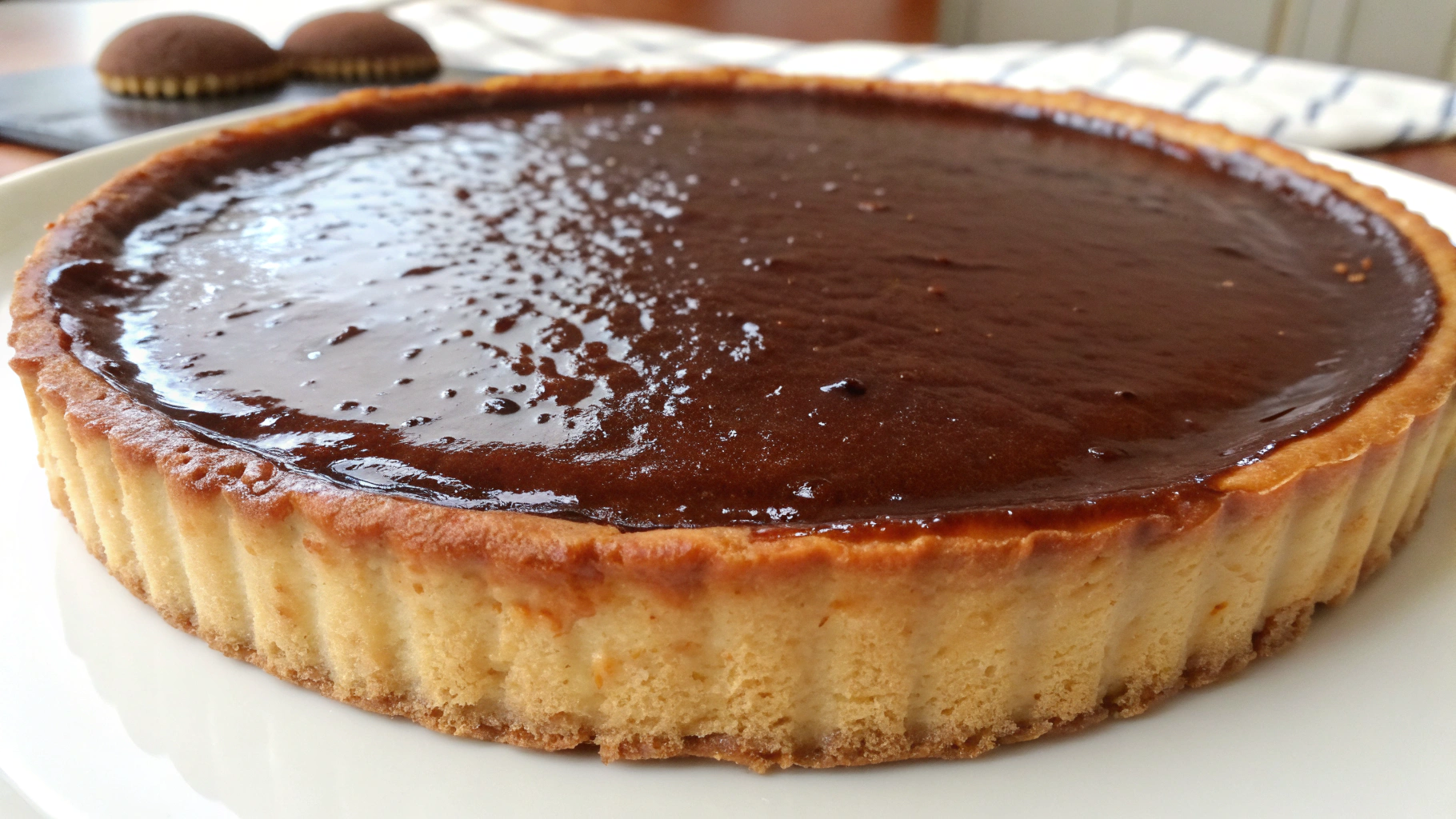 Flan Pâtissier au Chocolat Fondant - instructions de préparation