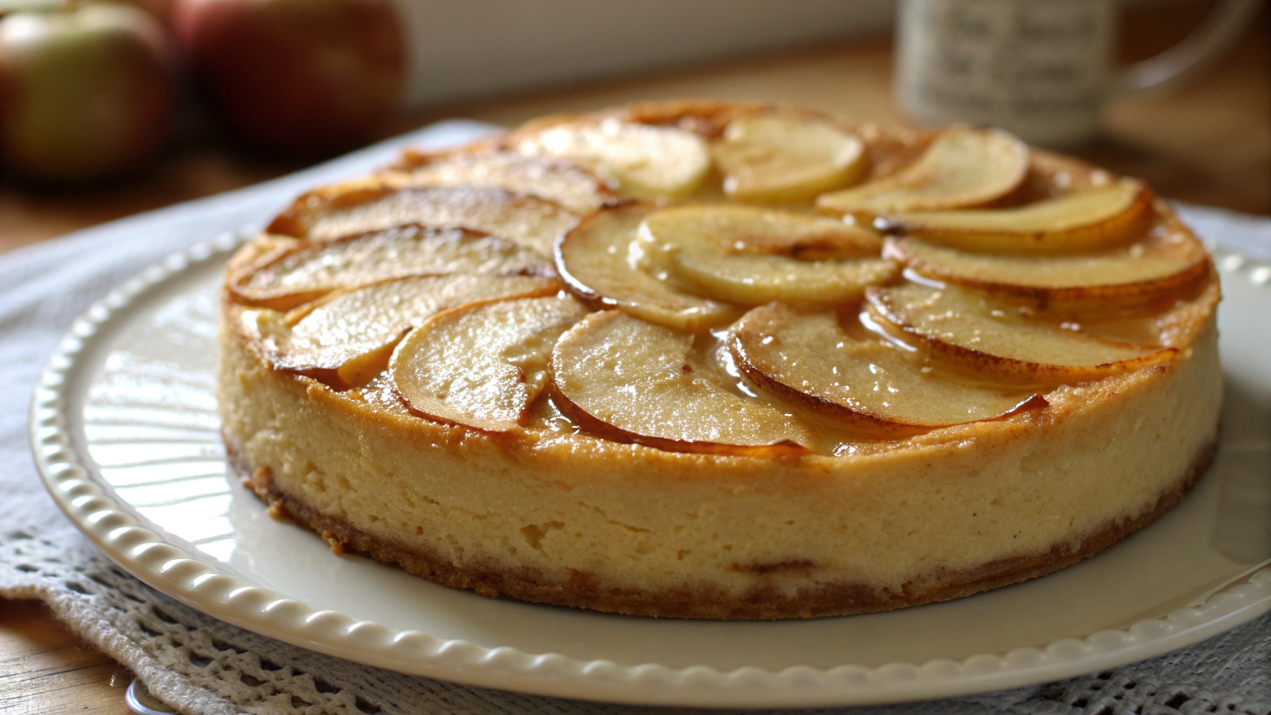 Gâteau Flan aux Pommes Incontournable - recette française