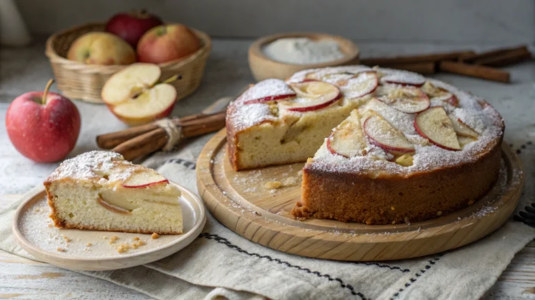 Gâteau Moelleux au Yaourt et aux Pommes - recette française