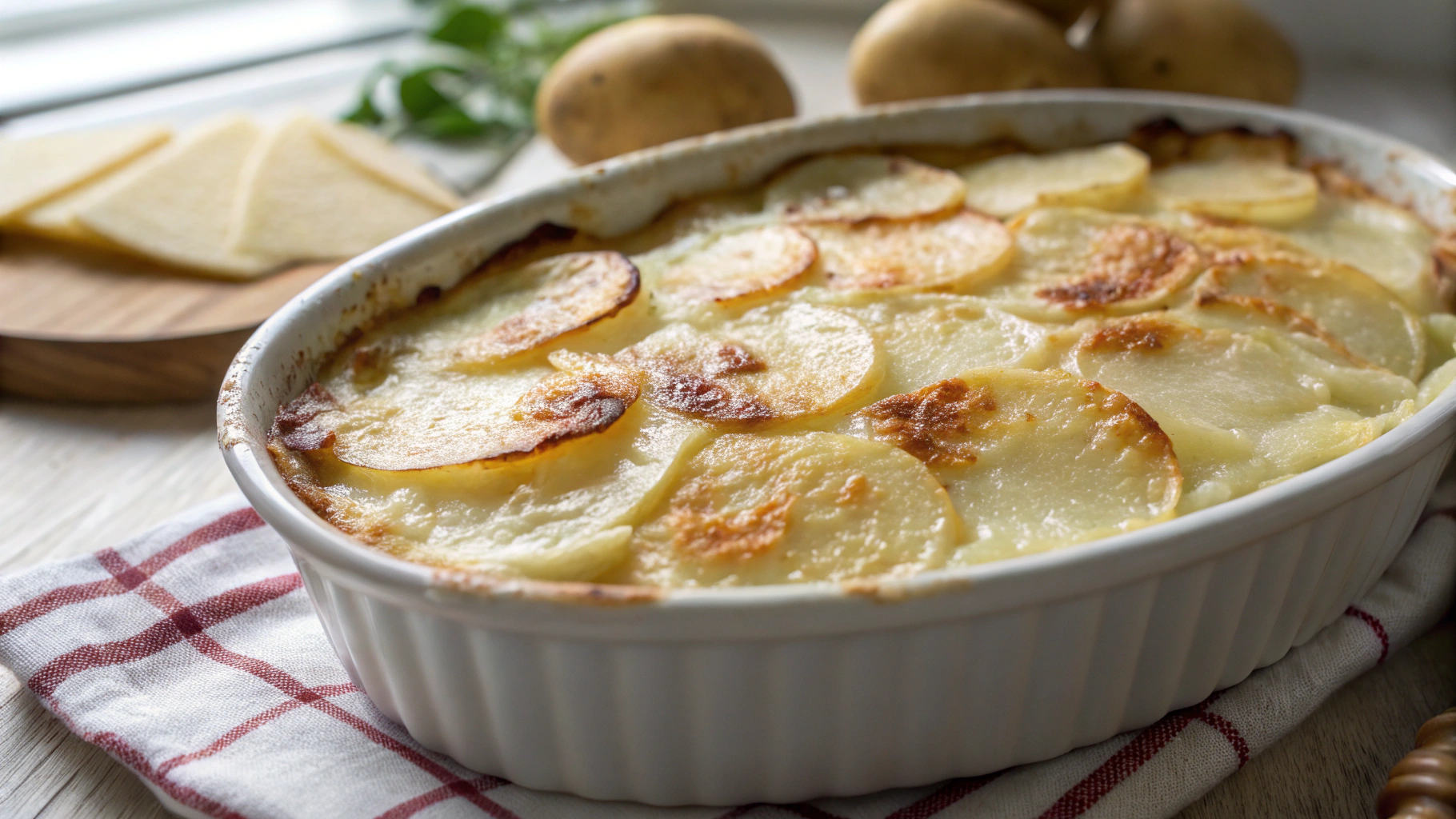 Gratin Dauphinois Fondant au Gruyère - instructions de préparation
