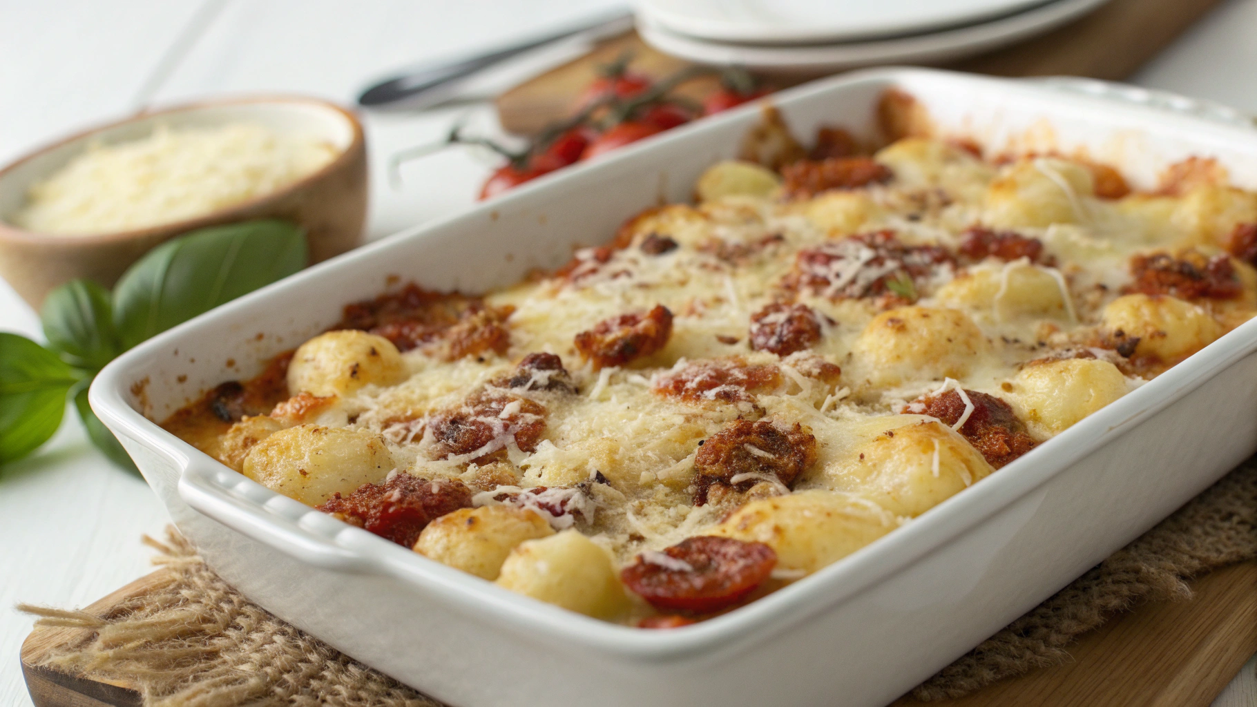 Gratin de Gnocchis au Chorizo - instructions de préparation