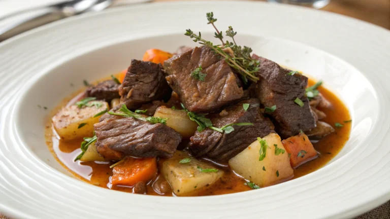 Joue de Bœuf au Cidre - recette française