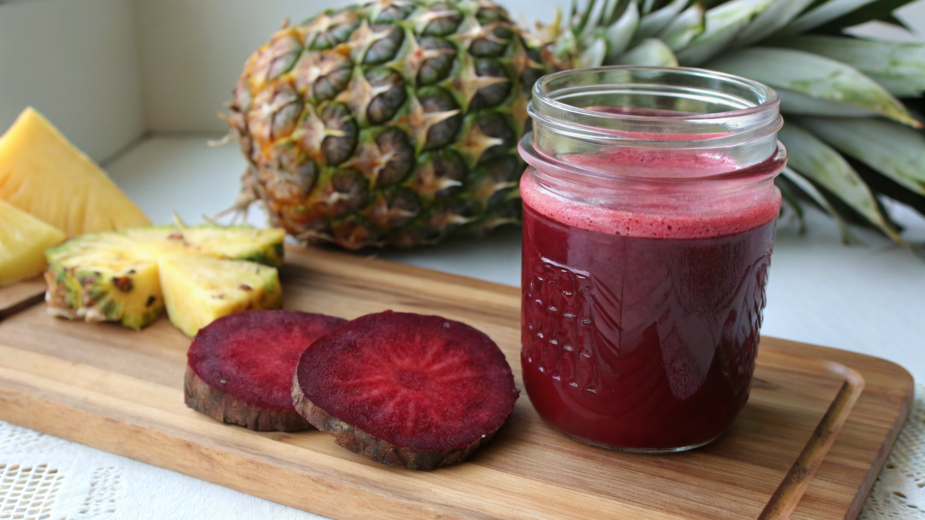 Jus de Betterave et Ananas - instructions de préparation