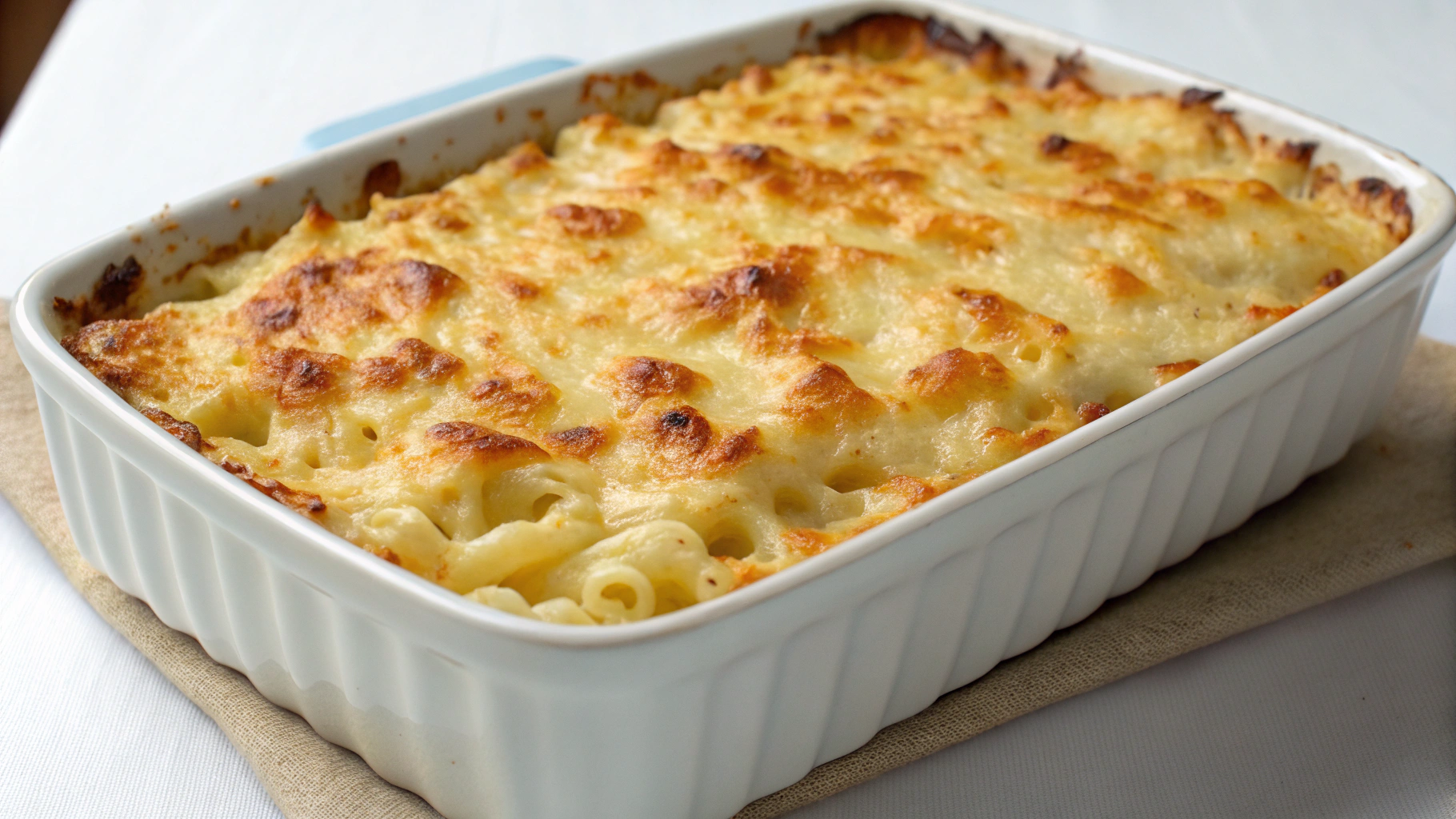 Macaroni au Fromage Baked - recette française