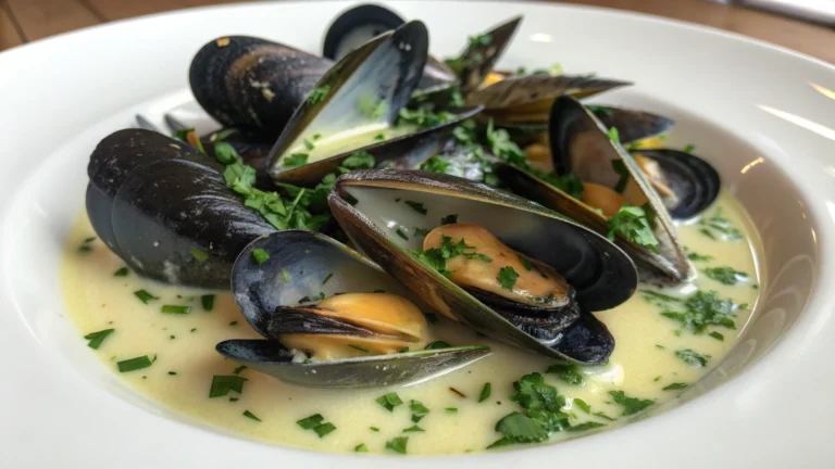 Moules Marinière - recette française