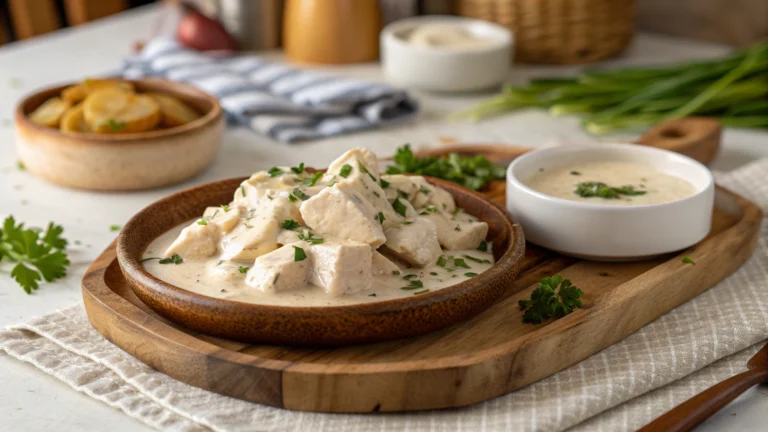 Poulet Crémeux à la Ranch et sa Sauce - recette française