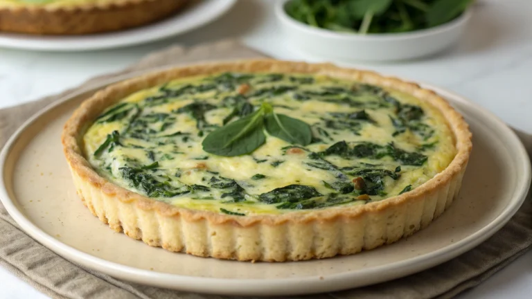 Quiche à la Ricotta et aux Épinards - recette française