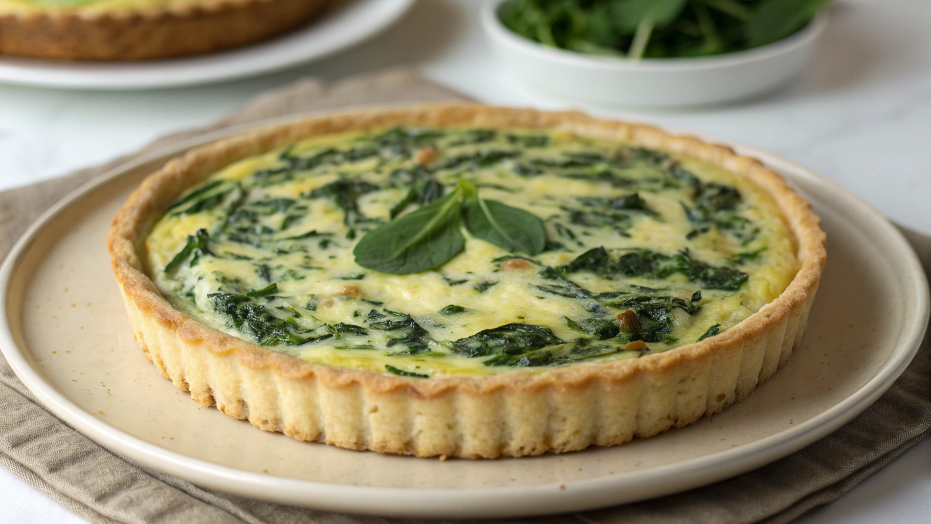 Quiche à la Ricotta et aux Épinards - instructions de préparation