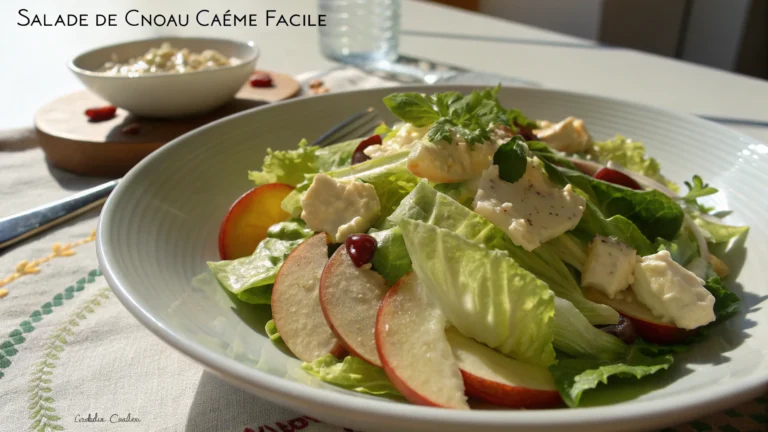 Salade De Chou Crème Facile - recette française