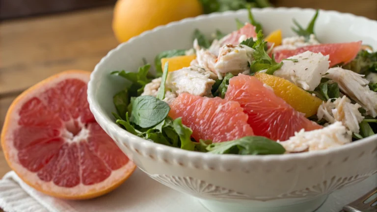 Salade de Crabe au Pamplemousse - recette française