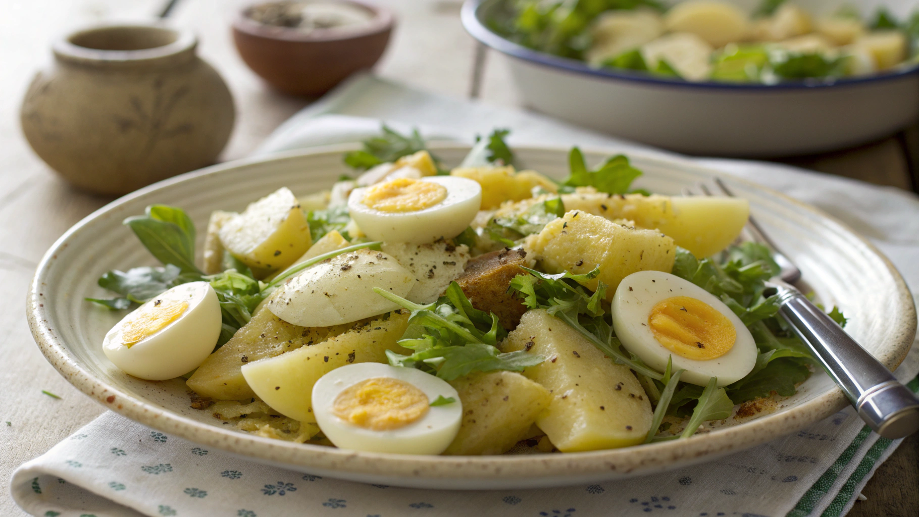 Salade de Pommes de Terre aux Œufs - recette française