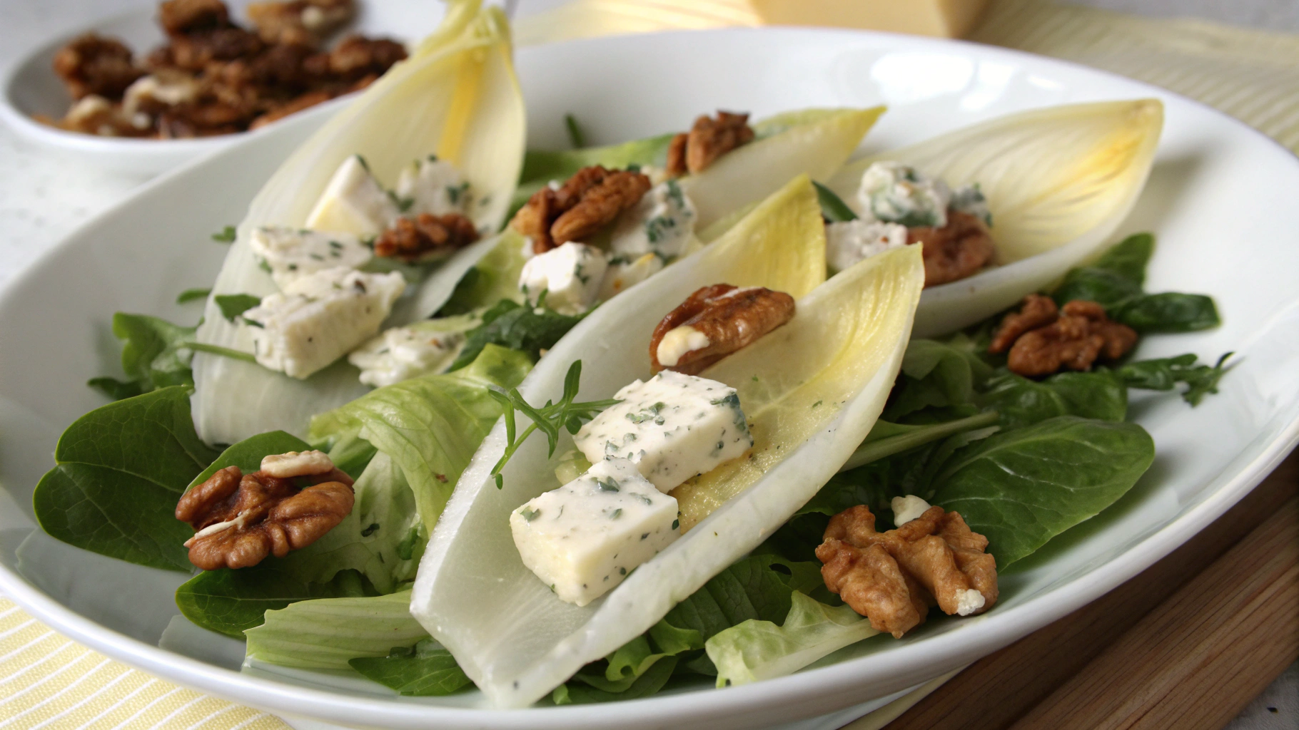 Salade d’Endives au Roquefort & Noix - instructions de préparation