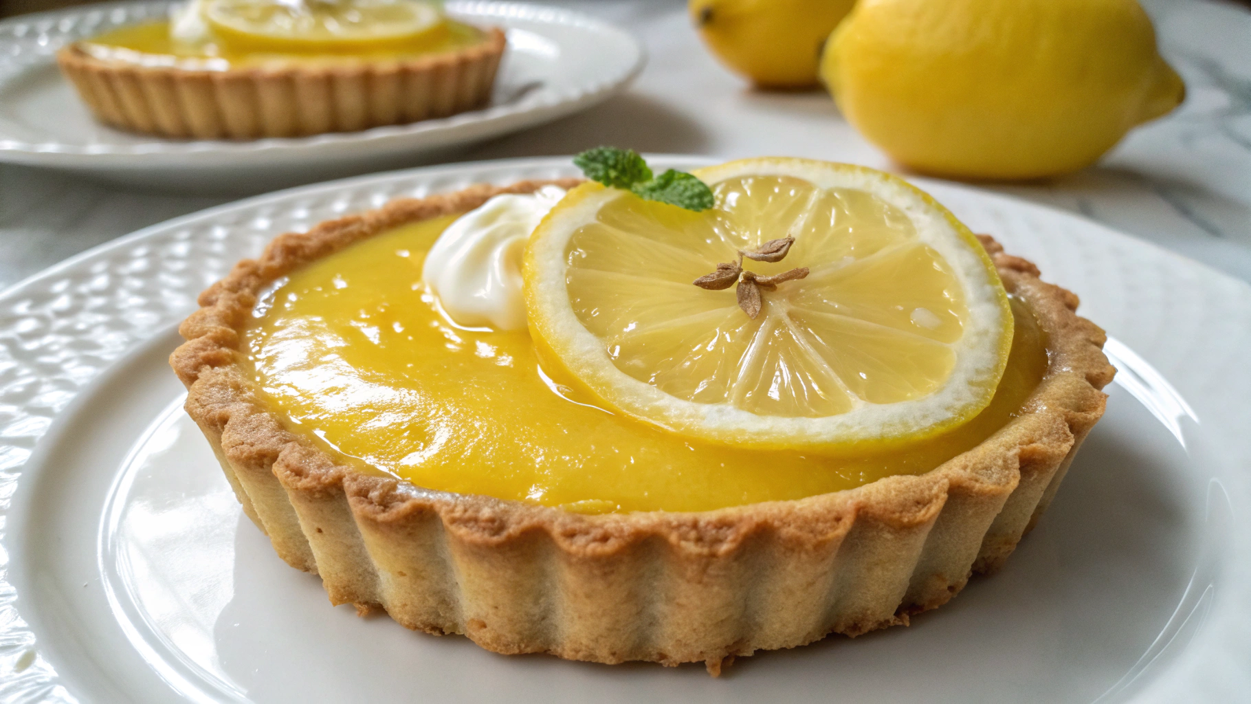 Tartelette au Citron Éclatante - recette française