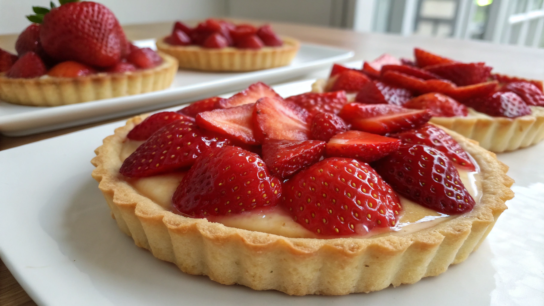 Tartes aux Fraises Gourmandes - recette française