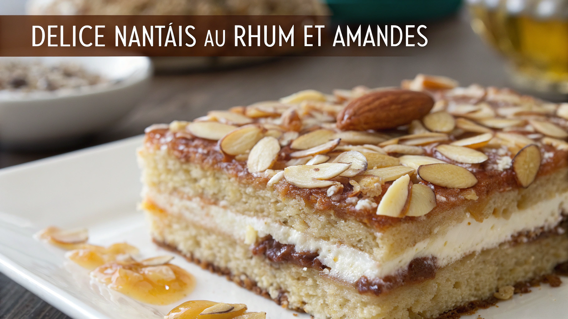 Délice Nantais au Rhum et Amandes - recette française