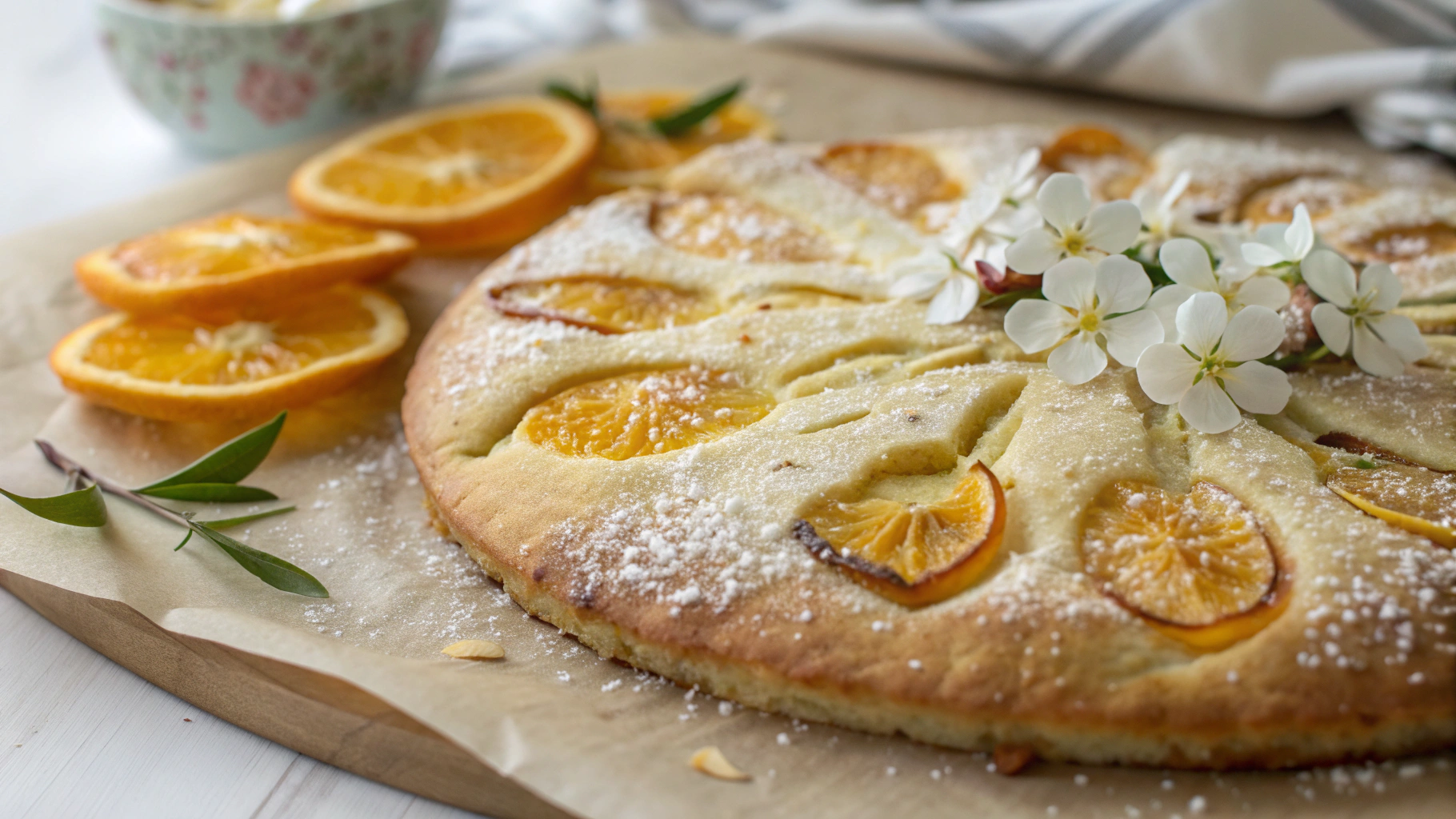 Fougasse Sucrée à la Fleur d’Oranger et au Rhum - recette française