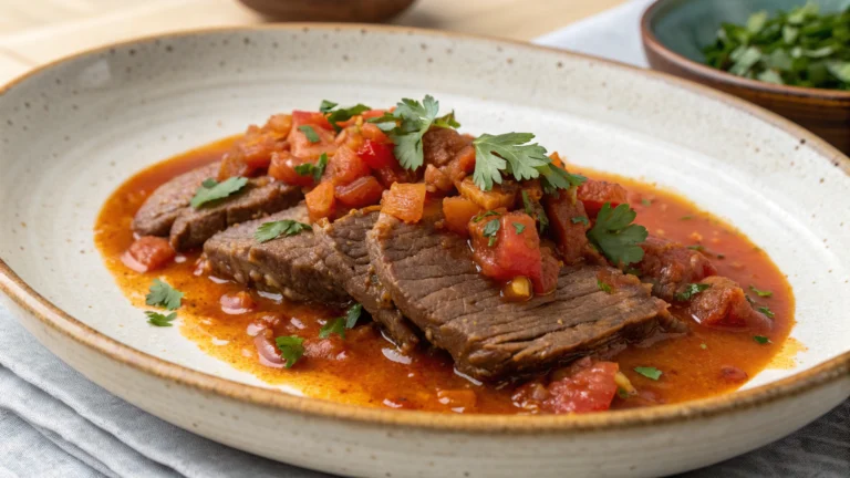 Langue de Bœuf à la Sauce Piquante - recette française