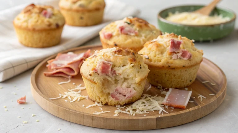 Muffins Salés au Jambon et Parmesan - recette française