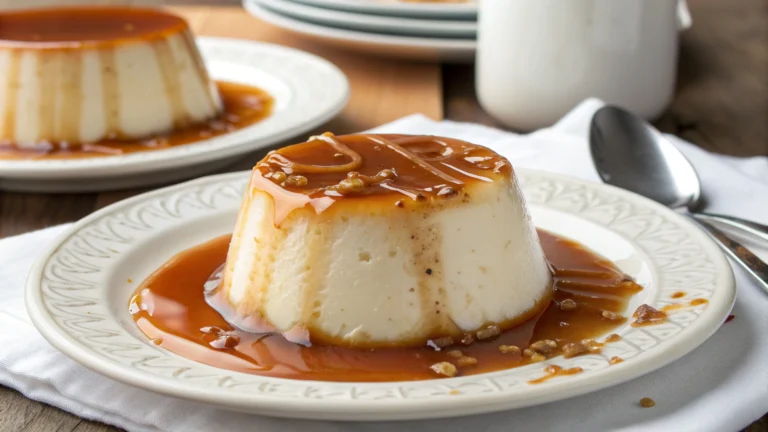 Panna Cotta Caramel au Beurre Salé - recette française