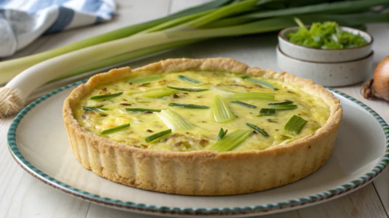Quiche Savoureuse aux Poireaux - recette française