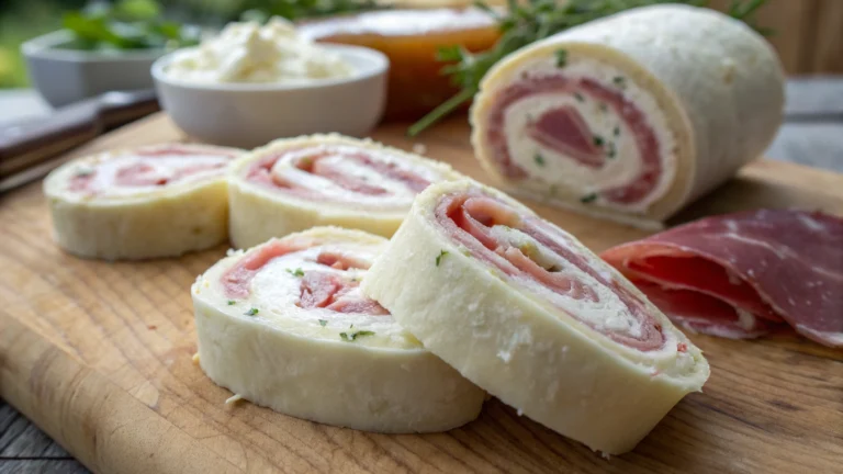 Roulés Gourmands au Jambon et Fromage Frais - recette française